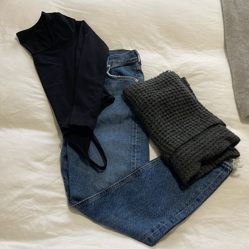 Charcoal Infinity Scarf